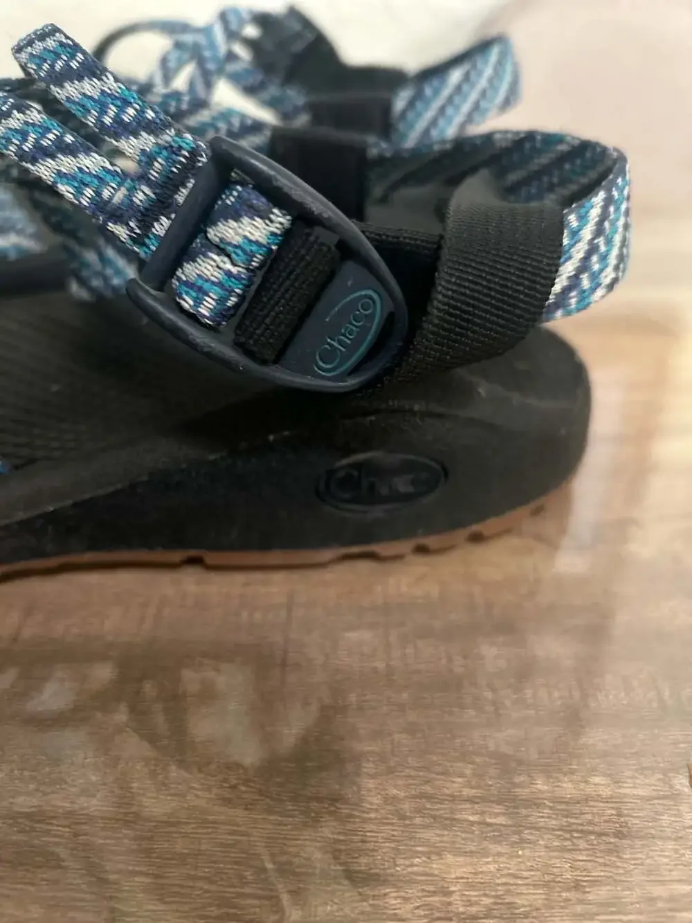 Chaco Women's ZX/2 Cloud Hiking Sandals in Blue Pattern